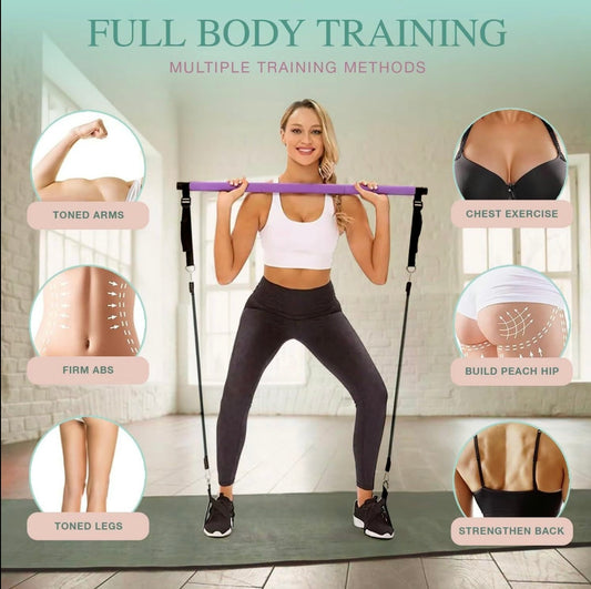 Pilates resistance bar workout plan