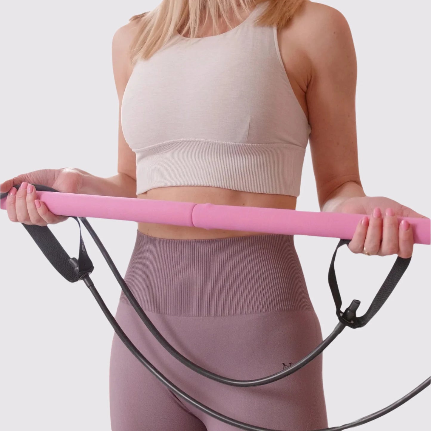 Pilates Adjustable Resistance Bands Bar